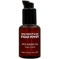 GW Nature Cosmetic Bartöl OCEAN POWER® FOR MEN - Face & Beard Oil Bartöl 50 ml - Herrenpflege, 2-in-1 Gesichts- & Bartöl mit Argan- und Jojobaöl