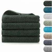 BARBONS Badetücher Duschtücher Set, Handtücher 4-tlg 70x140cm Badetuch, Handtuch, (4-St), Walkfrottee, 100% Baumwolle, saugstark, weich
