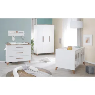 Roba Babyzimmerset, Weiß, Holzwerkstoff, 118x190x52 cm, Babymöbel, Babyzimmer-Sets
