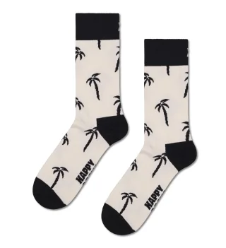 happy socks - Palm Tree Sock Weiß - Gr. - 43.5