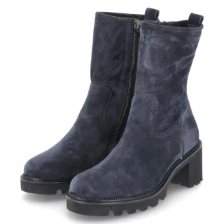 Paul Green Stiefeletten - Gr. 36 - Blau - Rauleder