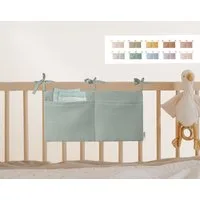 Artee Bettnestchen Babybett Organizer Taschen Aufbewahrung aus Musselin