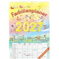 NEUMANN Wandkalender Familienplaner Cartoon 2027