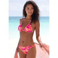 LASCANA Triangel-Bikini-Top Tilly, mit modernem Allover-Print