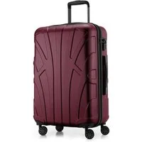 Suitline Koffer S1, 4 Rollen, mittelgroßer Hartschalen-Koffer Check-In Reisekoffer TSA 68 L