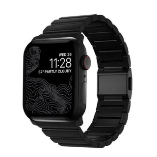 Nomad Strap Titanium Black V2 46mm/49mm Connector Black