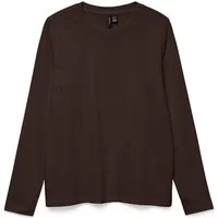 Vero Moda Langarmshirt VMPAULINA LS T-SHIRT GA JRS NOOS Baumwolle, regular fit