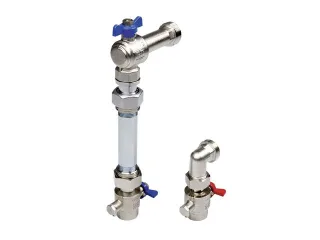 Tece floor Wärmemengenz.-Einbaus. 110/130 Rp 3/4" x AG 1", VL u. RL f. 5mm, M10 x1, 77382005 77382005