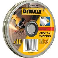 Trennscheibe Edelstahl DT42340TZ, Ø 125mm 10 Stück, Bohrung 22,23mm, A 60 TBF