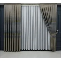 Gardinen by Justyna Vorhang Komplett-Set Vorhang Grau – Falten mit Store (5 St), Kräuselband, Fertiggardine, Halbtransparent, Faltenband, Komplett-Set, Pflegeleicht