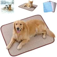Srvillg Hundematte Hundekühlmatte Extra Groß, Automatische Kühlmatte für Hunde