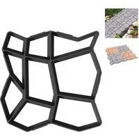 FIVMEN Fundamentrahmen Gehweg Form DIY Pflasterform, Betonformen Garten Schablone, für Terrassenplatten Beton Gießform, (1-St), Gehwegplatten Pflastersteine streichen, Garten Trittsteine