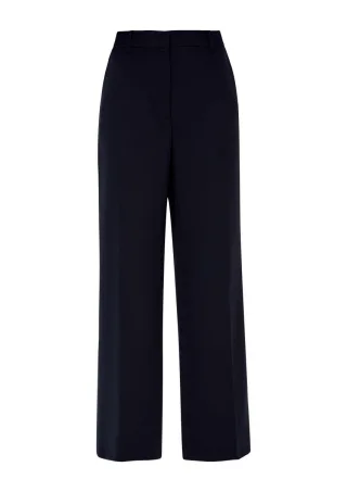 s.Oliver BLACK LABEL - Regular: Stoffhose aus Viskosemix blau - Gr. - 46