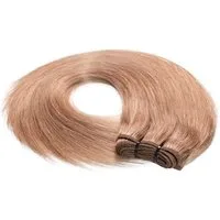hair2heart Echthaar-Extension Premium Echthaartresse #8/01 Hellblond Natur-Asch 50cm