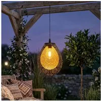 Northpoint LED Gartenleuchte Solar Hängeleuchte mit Dämmerungssensor für außen