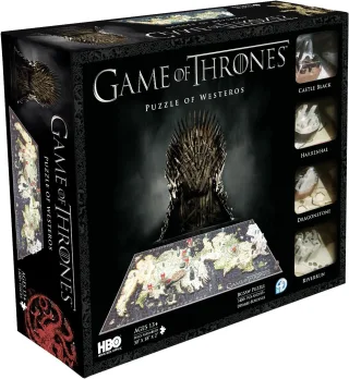 4D Cityscape 3D-Puzzle 51000 - Game Of Thrones: Puzzle of Westeros [1.400 Teile]