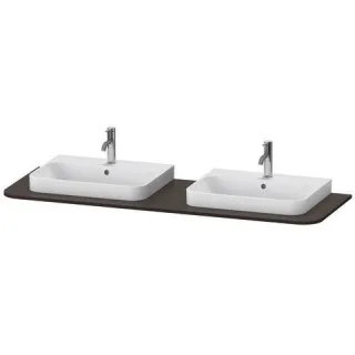 Duravit Happy D.2 Plus Konsole Nussbaum gebürstet Matt 1600x550x16 mm - HP032HB6969 HP032HB6969