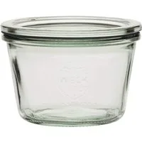 WECK Einmachglas Weck Einkochgläser 250ml 3 Stk Rundrand Sturzform Einweckgläser