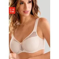 Nuance by Lascana Minimizer-BH mit Bügel und transparenten Netzeinsätzen – ideal für große Größen