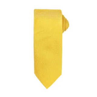 Premier Mens Micro Waffle Formal Work Krawatte (2er-Pack) (Sonnenblume)