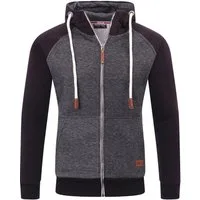 Reslad Sweatjacke Reslad Sweatjacke Herren Raglan mit Kapuze RS-1300 (1-tlg) Winter-Pullover Kapuzenpullover Sweater Hoodie Pulli Sweatshirt