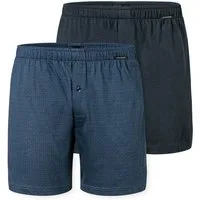 Schiesser Weiter Boxer Boxershorts Multipacks (2er Pack) ideal als Geschenk, mit Eingriff