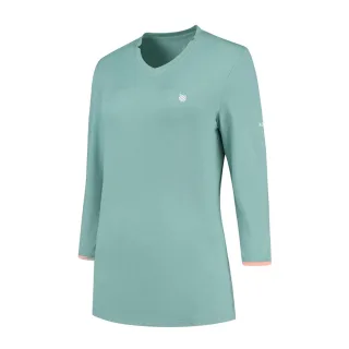 K-Swiss - "Hypercourt" T-Shirt für Damen, Regulär (Blau)