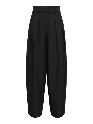 ONLY - ONLKIRSY MW PLEAT BARREL PANT TLR Black - Gr. - 32
