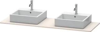 Duravit XSquare Konsole Taupe Supermatt 1600x550x16 mm - XS063HB8383 XS063HB8383
