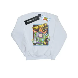 Disney Herren Toy Story 4 Buzz bis zur Unendlichkeit Sweatshirt (weiß)