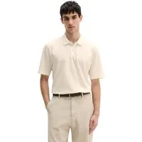 Marc O'Polo Poloshirt im strukturierten Karo-Jacquard
