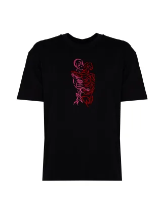 Les Hommes T-Shirt Love After Death Herren schwarz