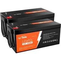 LiTime LiTime 12V 300Ah Lithium Batterie mit BMS LiFePO4 3840Wh Solarakkus (12 V), IP65, Solarstromspeicher für Wohnmobil, Notstromversorgung, Boot