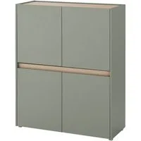 Home affaire Highboard City/Giron, moderner Schrank, Kommode, Stauraumschrank, Hochschrank, zeitlos, modern, ausreichend Stauraum, vielseitig einsetzbar