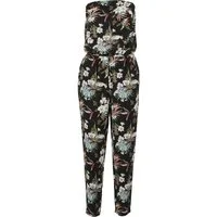 URBAN CLASSICS Jumpsuit Urban Classics Damen Ladies Viscose Bandeau Jumpsuit (1-tlg)