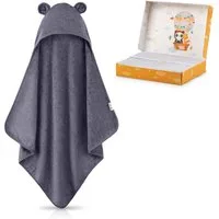 Fuchs & Panda Kapuzenhandtuch Kapuzenhandtuch Baby EXTRA dick, warm & weich aus 100% Bambus, 100% Bambus: Antimikrobiell, Atmungsaktiv, Hypoallergen, Superweich