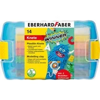 Eberhard Faber Spiel Eberhard Faber Plastilin-Knete Winner 14 Stangen