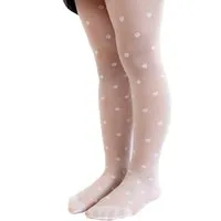 Aurellie Strumpfhose Kinderstrumpfhose mit Punktmuster 20 DEN