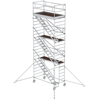 Munk Rollgerüst 1,35 x 2,45 m mit Schrägaufstiegen & Ausleger - 167310