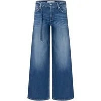 Cambio Stretch-Hose color:blau,type:Casual,material:Baumwolle,fit:Wide Leg,waist:Mittel