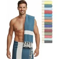 furora HOLIDAY Saunatuch Saunahandtuch Saunatuch Damen + Herren, Hamamtuch groß 100x200 XXL