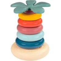 Smoby Steckspielzeug LS Stehauf-Ringpyramide, Made in Europe