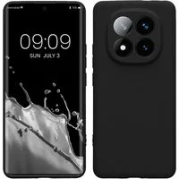 kwmobile Handyhülle Hülle für Xiaomi Redmi Note 14 Pro+ 5G / Redmi Note 14 Pro Plus 5G, Backcover Silikon - Soft Handyhülle - Handy Case in Schwarz matt