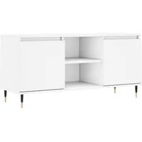 vidaXL TV-Schrank TV-Schrank Weiß 104x35x50 cm Holzwerkstoff (1-St)