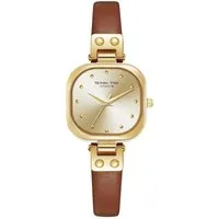 Victoria Hyde Quarzuhr Rock Damen Armbanduhr, Damenuhr, Edelstahlarmband, analog Lederarmband Quadratisch, (1-tlg., Kein Set)