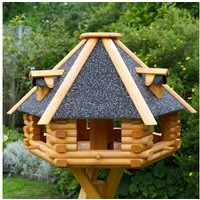 DSH DEKO SHOP HANNUSCH Vogelhaus Vogelhaus V13 XXL Stein Solar