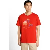 TOM TAILOR Rundhalsshirt Sommershirt mit Print