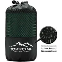 Traveler's Pal Schlafsackinlett Traveler's Pal Hüttenschlafsack aus 100% Duraweave, (Schlafsack mit Reißverschluss an Seite und Fußende), - Leichter und dünner Inlett Sommerschlafsack atmungsaktiv