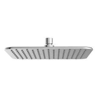 AqvaZone AqvaShower Kopfbrause 035509350 300x300x6 mm, 1/2 Zoll Innengewinde, schwenkbar, edelstahl-poliert