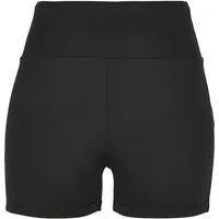 URBAN CLASSICS Stoffhose Urban Classics Damen Ladies High Waist Short Cycle Hot Pants (1-tlg)